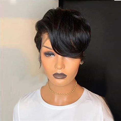 short cut lace front